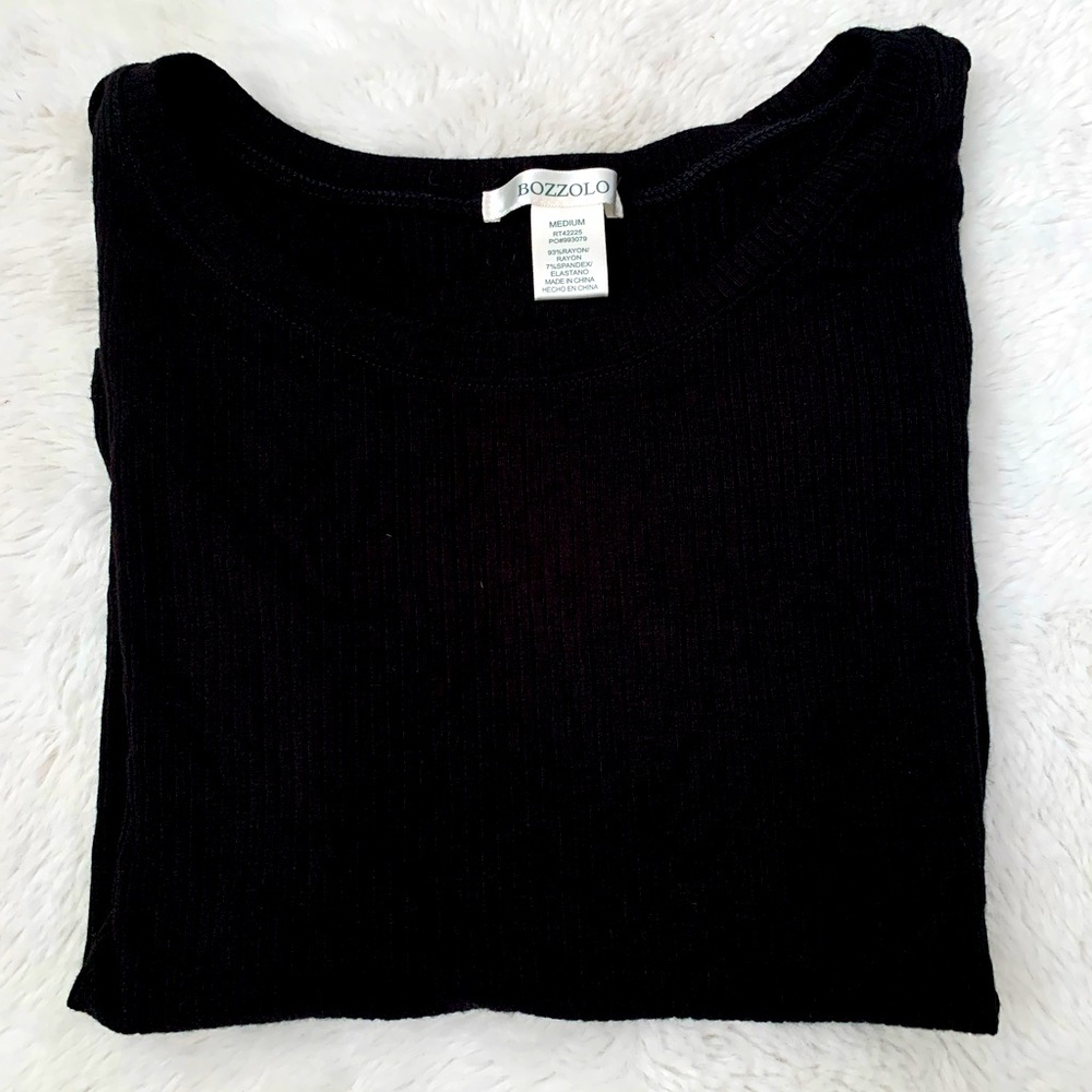 ribbed tight fitting top